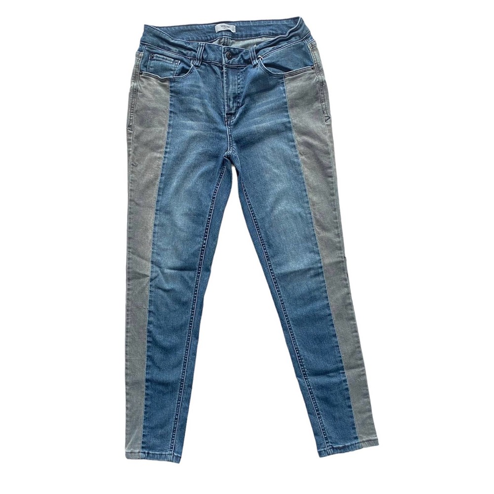 KENSIE Two Tone Jeans Blue Gray Size 6/28